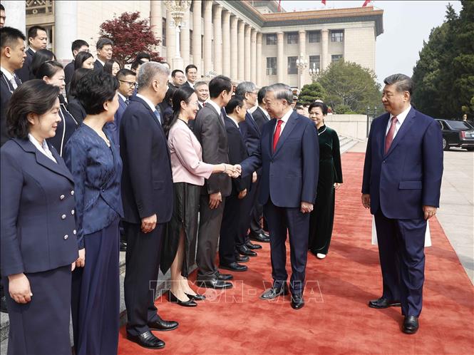 lễ đón tổng bí thư 7