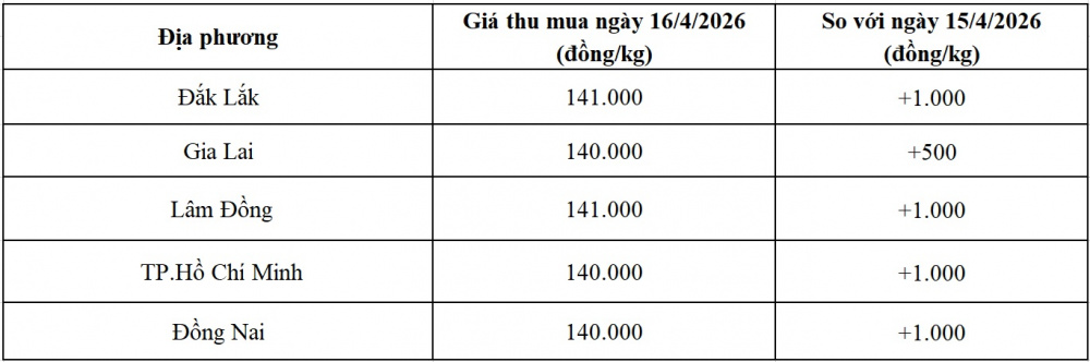 giá tiêu hôm nay