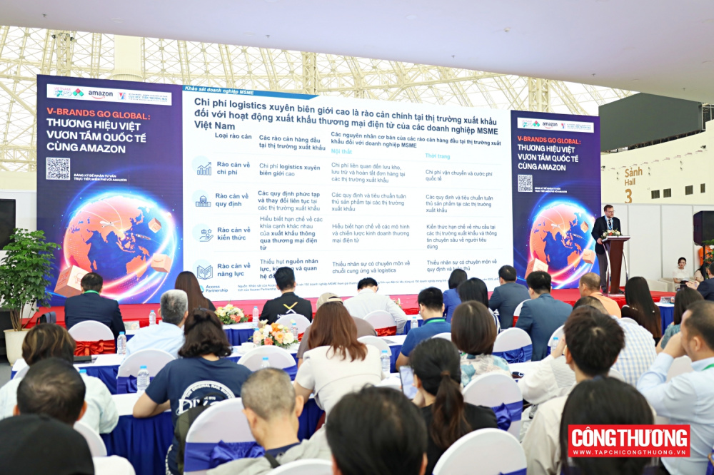 Một số hình ảnh tại hội thảo V - Brands go global: Thương hiệu Việt vươn tầm quốc tế cùng Amazon