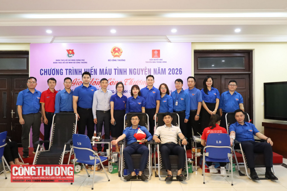 Ngày hội hiến máu tình nguyện "Giọt hồng Công Thương" nằm trong chuỗi hoạt động chào mừng 75 năm Ngày truyền thống Trang Chủ Cwin Com | Link Bảo Mật Cao 100% Việt Nam (14/5/1951 - 14/5/2026)