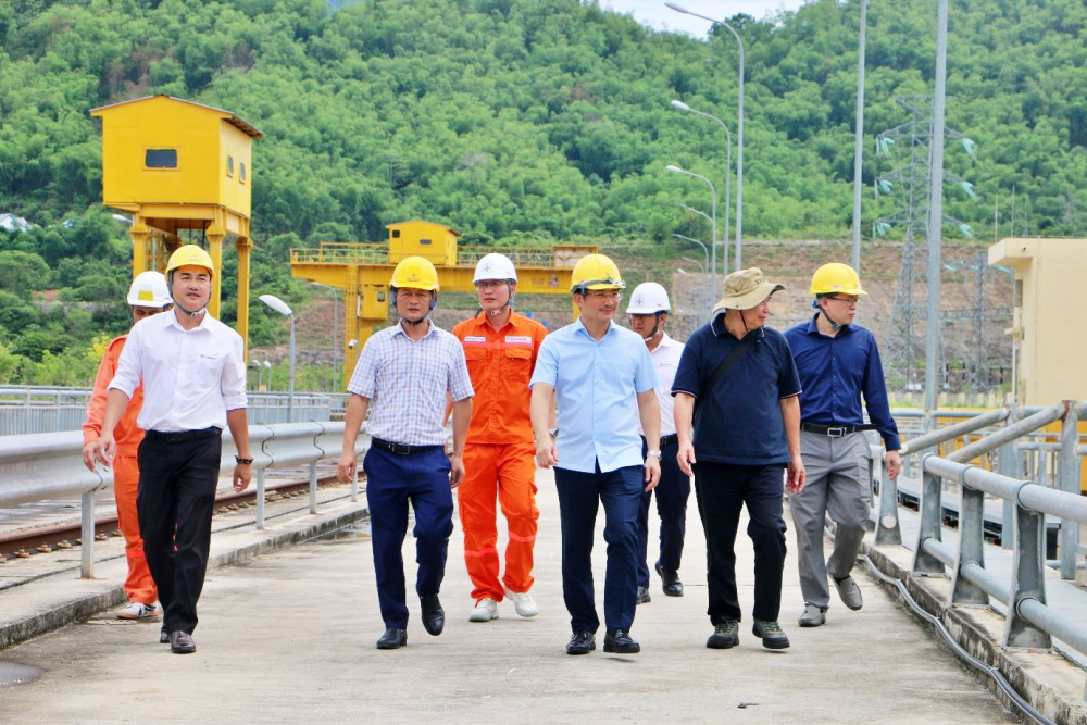 kiểm tra an toàn tại Thủy điện Trung Sơn