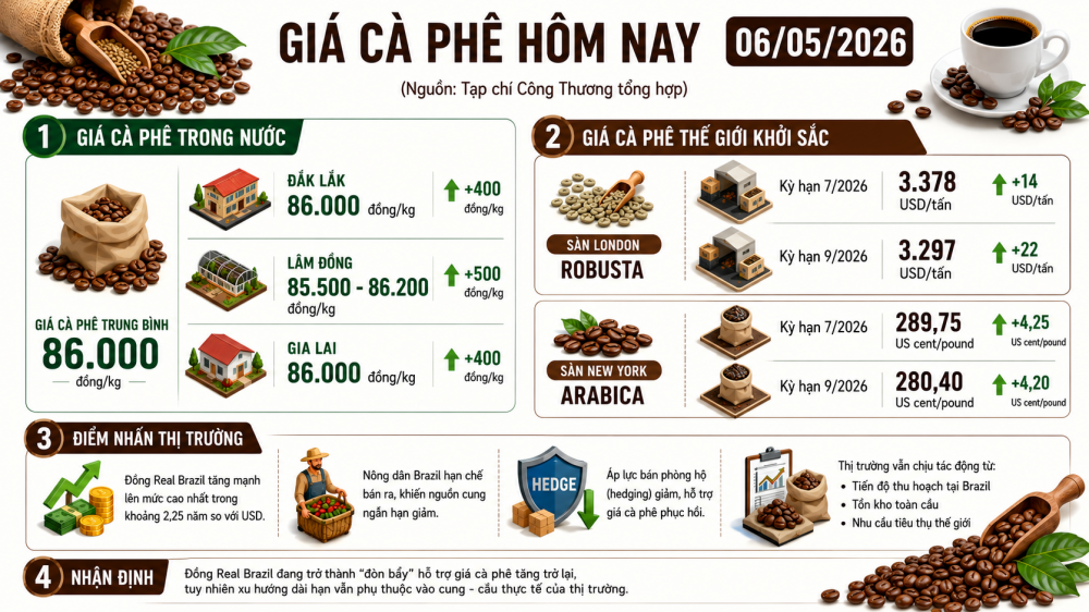 giá cà phê hôm nay