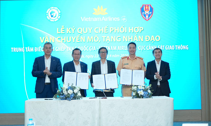 Vietnam Airlines ký kết quy chế phối hợp với Trung tâm Điều phối quốc gia về ghép bộ phận cơ thể người và Cục Cảnh sát Cwincom Cá cược thể thao nhằm nâng cao hiệu quả vận chuyển mô, tạng