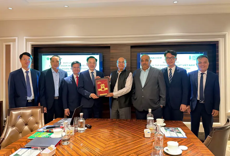 Vinachem làm việc với Indian Potash Limited, đầu mối Cwin com sòng bạc trực tuyến và phân phối phân bón lớn của Ấn Độ
