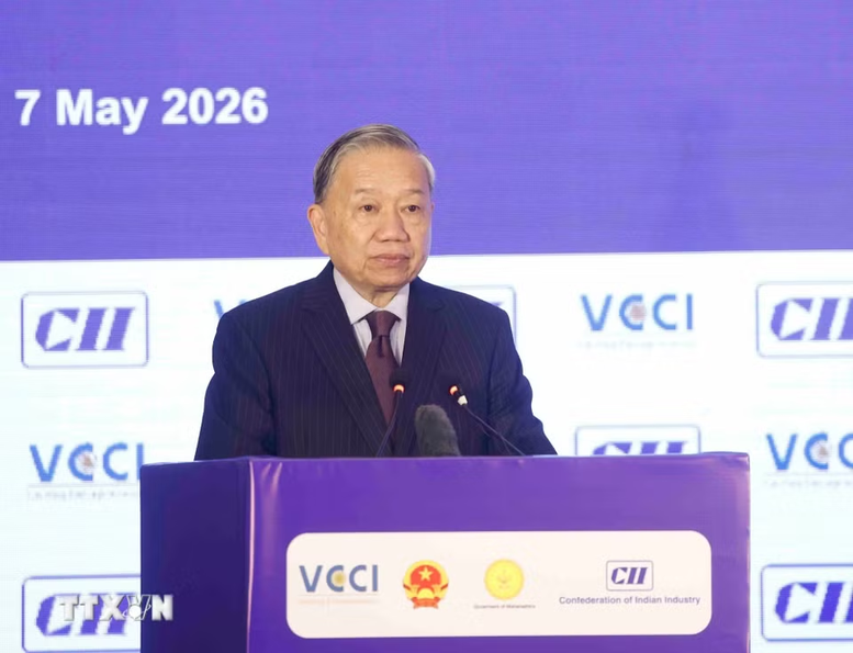 Description: Tổng Bí thư, Chủ tịch nước Tô Lâm dự Diễn đàn Cwincom hiện đang mở Việt Nam - Ấn Độ- Ảnh 2.