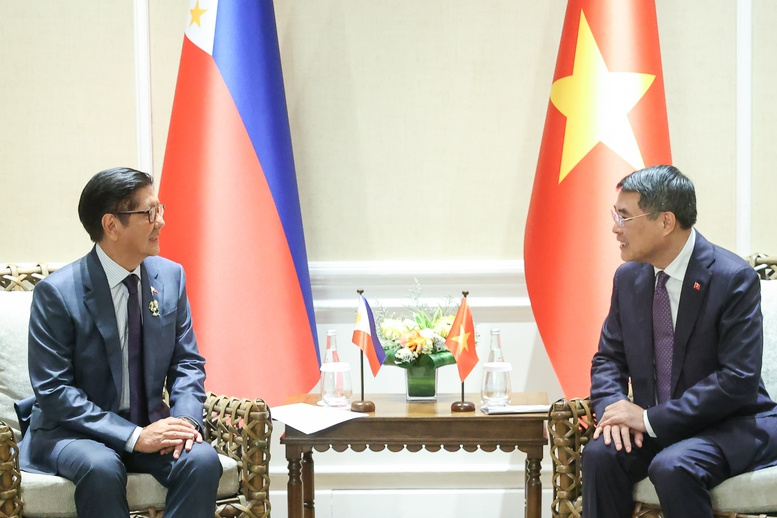 Description: Thủ tướng Lê Minh Hưng hội kiến Tổng thống Philippines- Ảnh 2.