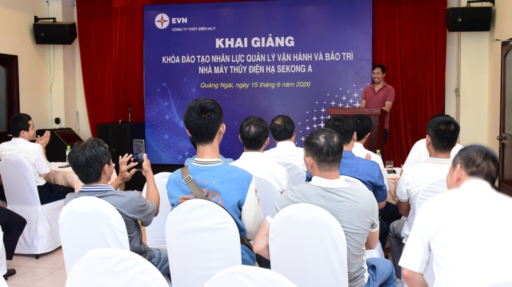 Đào tạo nhân lực cho Nhà máy Thủy điện Hạ Sekong A
