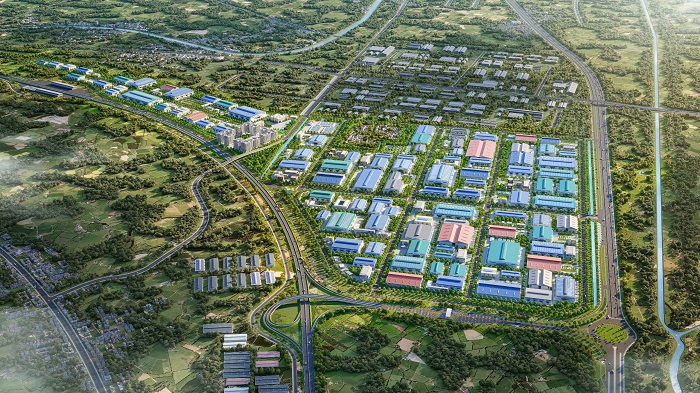 Phối cảnh dự án nhìn từ trên cao 