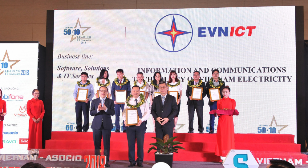  Đây là lần thứ 2 liên tiếp EVNICT đạt được danh hiệu 50 Cwincom hiện đang mở CNTT hàng đầu Việt Nam