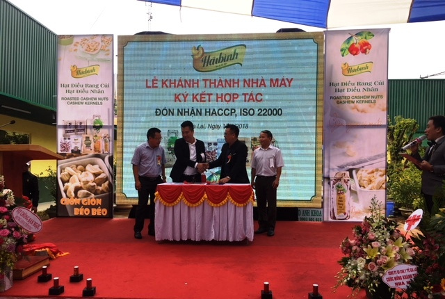 Lễ Ký kết hợp tác và đón nhận Chứng nhận HACCP, ISO 22000