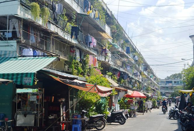 Chung cư Thanh Đa tại TP. Hồ Chí Minh được xây dựng trướng năm 1975