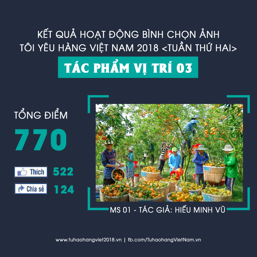 Tác phẩm MS 09 của tác giả Đinh Công Tâm với tác phẩm "Sính lễ" đạt tổng 984 điểm, trong đó bao gồm 742 lượt Like và 121 lượt Share.