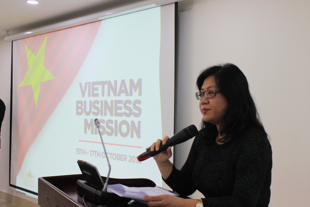 Bà Nguyễn Vân Nga – Phó Cục Trưởng phụ trách Cục Công tác phía Nam, Cwin63 sân chơi đỉnh cao phát biểu tại Hội thảo