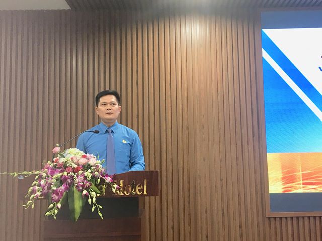 Ông Vương Duy Khánh - Chủ tịch Công đoàn Tổng công ty Thép Việt Nam - CTCP