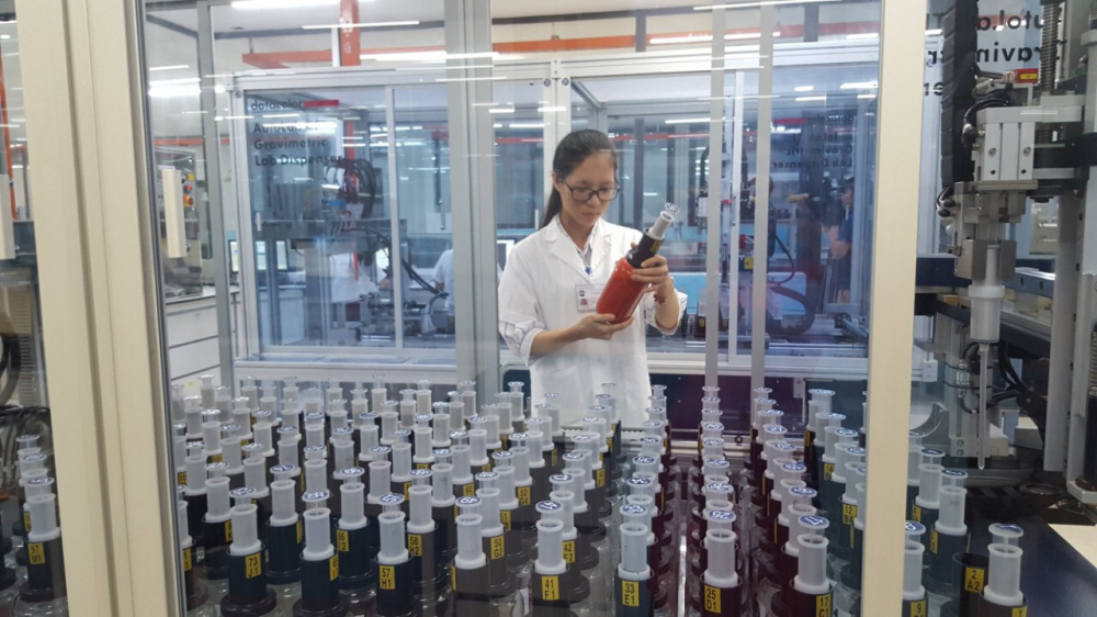 Tại Dệt Bảo Minh, hệ thống xử lý nước thải tập trung có công nghệ tiên tiến, đảm bảo 100% nước thải sau xử lý đạt tiêu chuẩn loại A trước khi xả thải vào môi trường