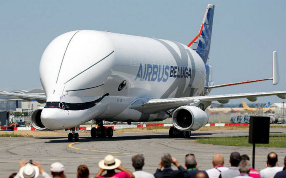 Airbus Beluga XL thực hiện chuyến bay thử đầu tiên tại sân bay Toulouse, Pháp