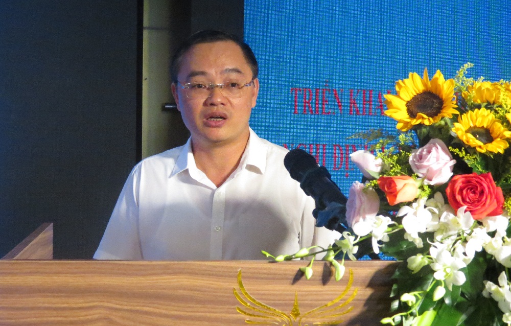 Ông Nguyễn Thanh Bình - chuyên viên chính Vụ Công chức Viên chức, Bộ Nội vụ đã truyền đạt nội dung cơ bản, quan trọng, thiết yếu của công tác tổ chức cán bộ