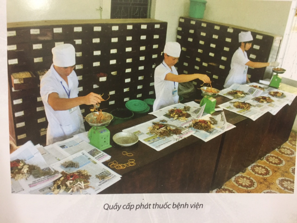 bốc thuốc cho bệnh nhân