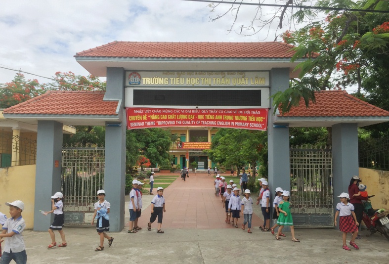 Trường tiểu học thị trấn Quất lâm là đơn vị điển hình về Cwin63 tải ứng dụng toàn diện học sinh của tỉnh.