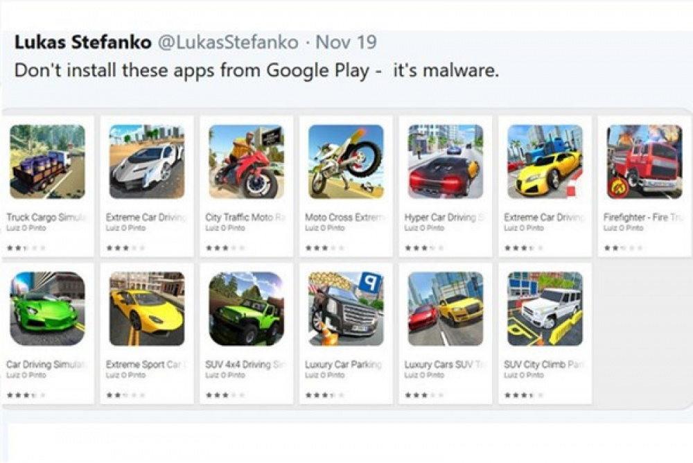 Những ứng dụng trò chơi trên Play Store bị phát hiện chứa mã độc