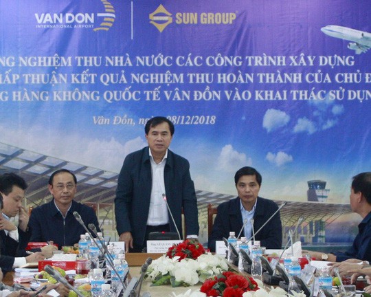 nghiệm thu sân bay Vân Đồn