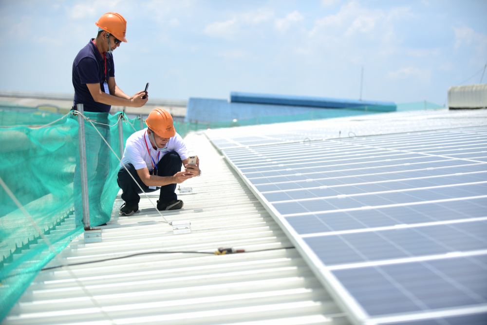 điện mặt trời áp mái GIZ