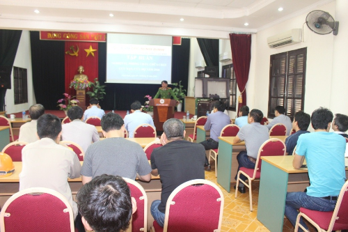 Toàn cảnh Hội trường lớp tập huấn PCCC