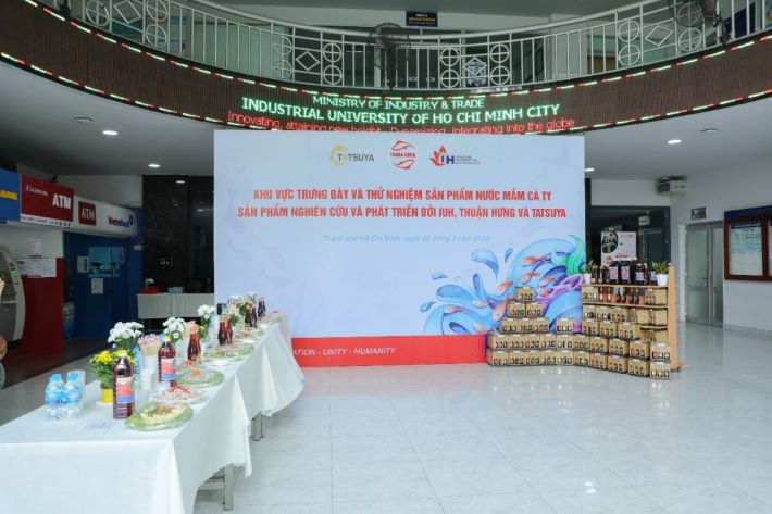 Nước mắm Cà Ty là sản phẩm được nghiên cứu - phát triển bởi IUH, Thuận Hưng và Tatsuya