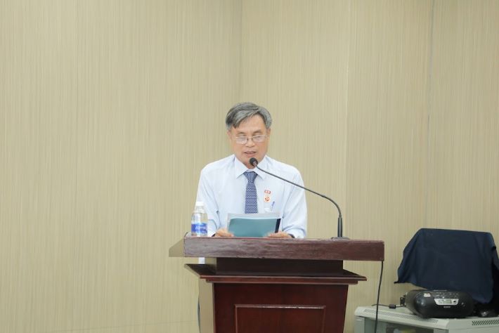 Đồng chí Nguyễn Thành Nga tại buổi lễ