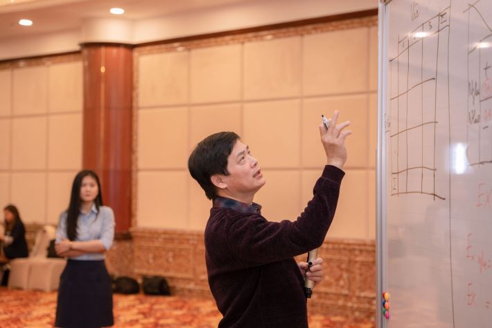 Học viên tham gia thực hành tại khóa đào tạo