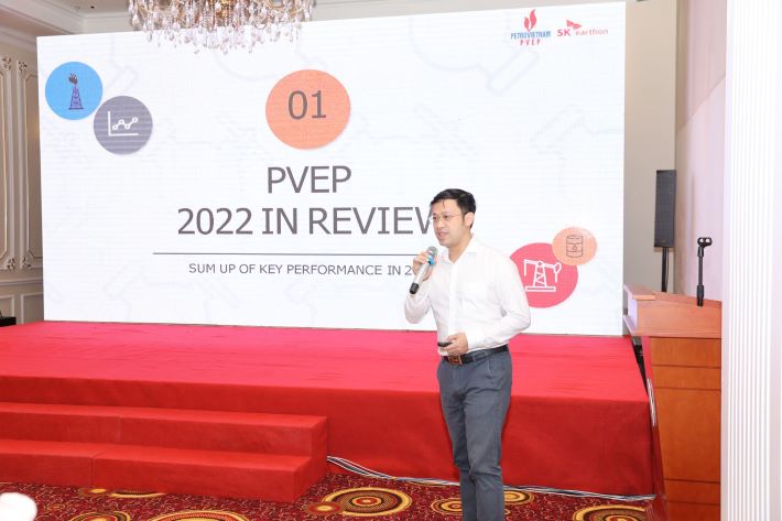 Trao đổi thông tin hợp tác giữa PVEP và SK Earthon