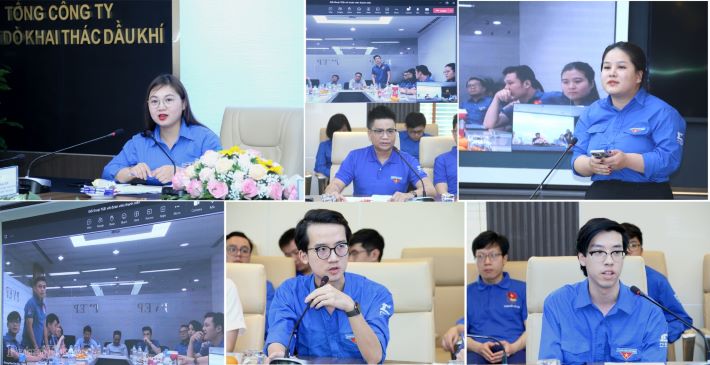 Các ĐVTN PVEP đặt câu hỏi tới lãnh đạo Tồng công ty