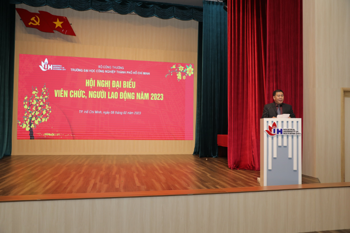 Ông Phan Hồng Hải trình bày phương hướng, nhiệm vụ năm 2023
