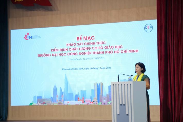PGS.TS Lê Ngọc Quỳnh Lam tại Lễ bế mạc