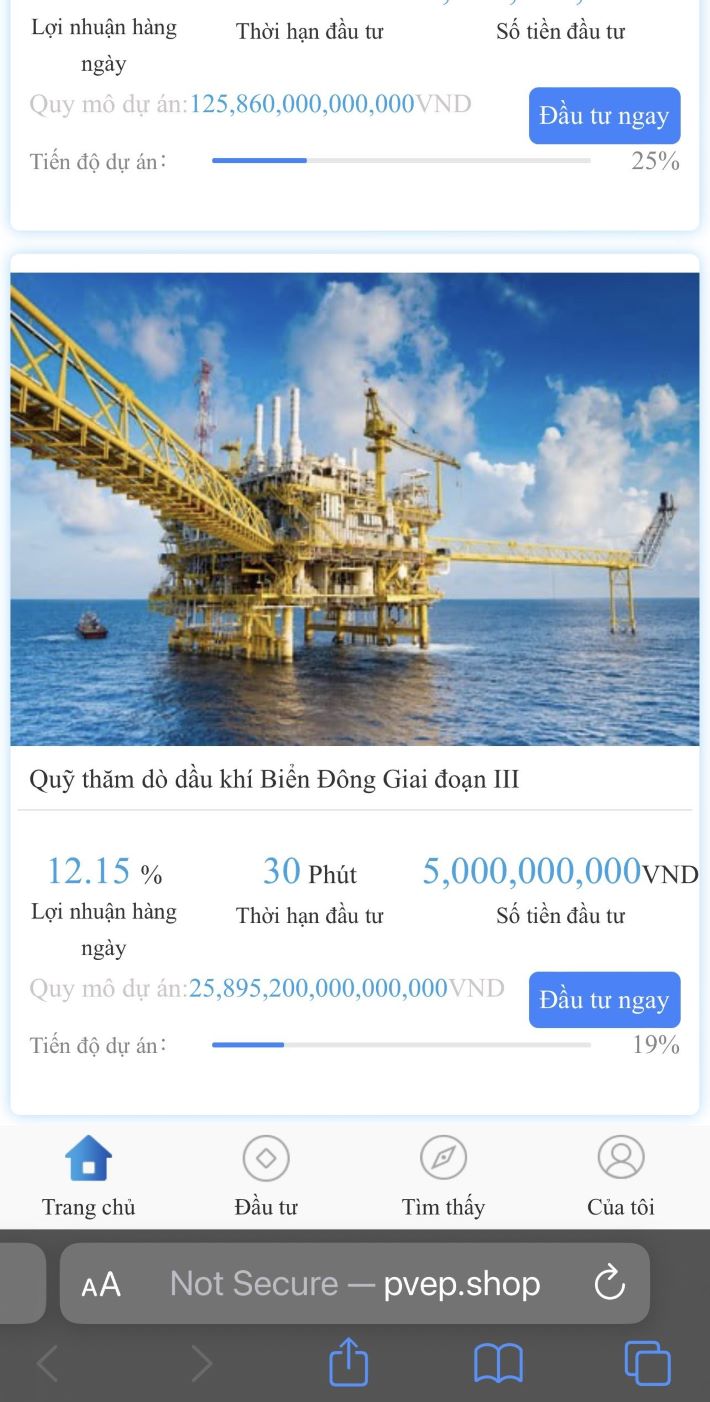 CẢNH BÁO HÌNH THỨC LỪA ĐẢO MẠO DANH PVEP