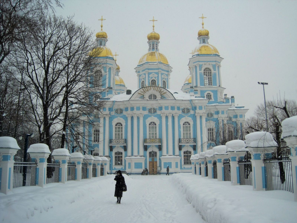 Nhà thờ St.Nicolas Naval tại thành phố St.Petersburg