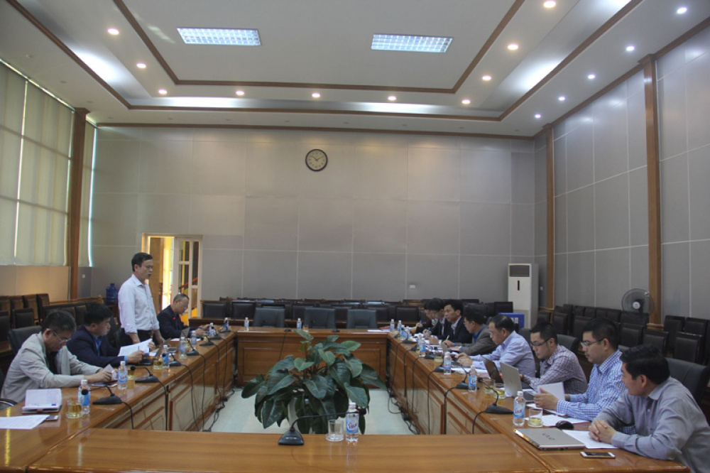 Đoàn kiểm tra làm việc với Công ty CP Kim loại màu Thái Nguyên