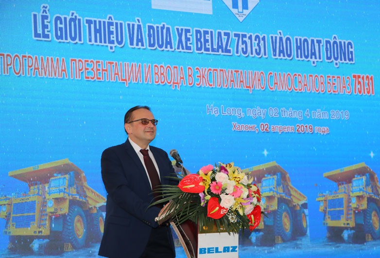 Ông Goshin Vladimir tin tưởng sự hợp tác sẽ thành công và mang lại hiệu quả trong lĩnh vực khai thác mỏ của Việt Nam