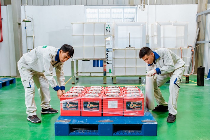 mô hình tái chế ắc quy của BRI