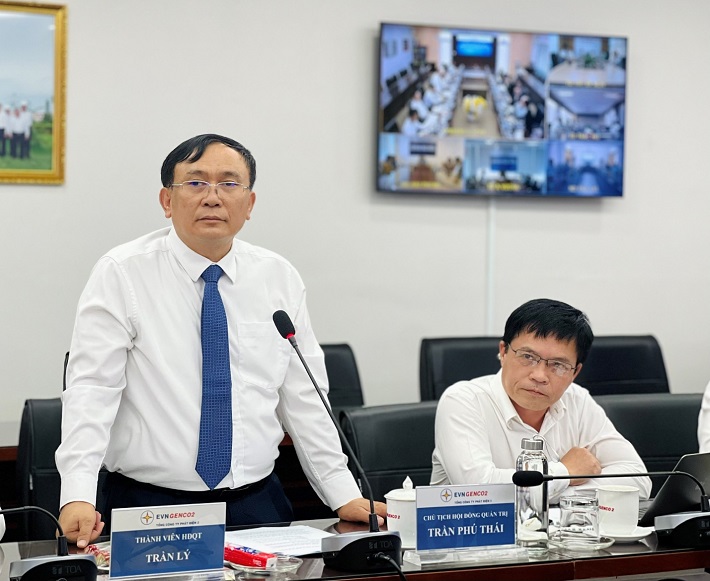 ông Trần Phú Thái phát biểu tại buổi làm việc