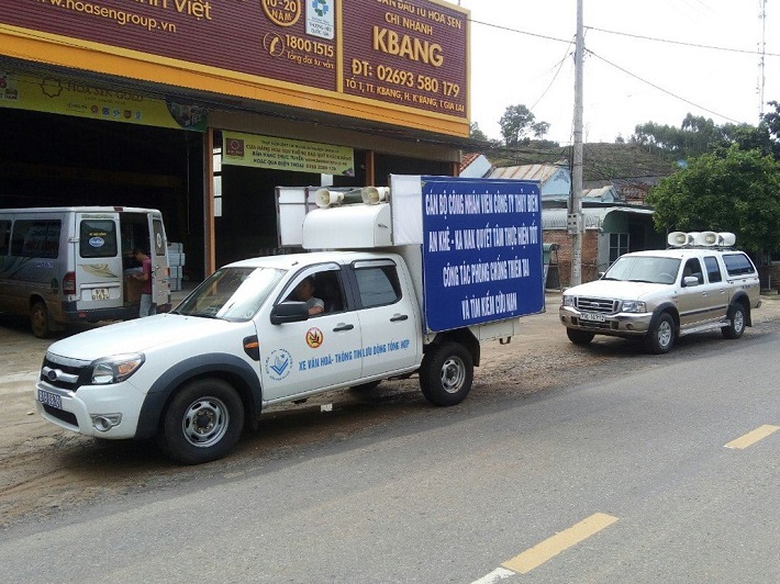 tổ chức tuyên truyền lưu động