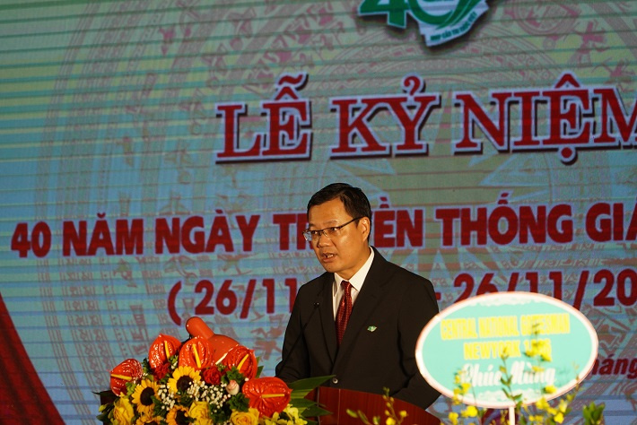 ông Lê Công Hoàng tại buổi lễ