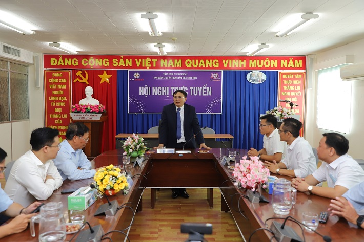 lãnh đạo EVNGENCO2 chủ trì hội nghị tại ngày làm việc đầu năm