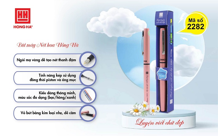 sản phẩm Bút máy nét hoa của Văn phòng phẩm Hồng Hà được bình chọn