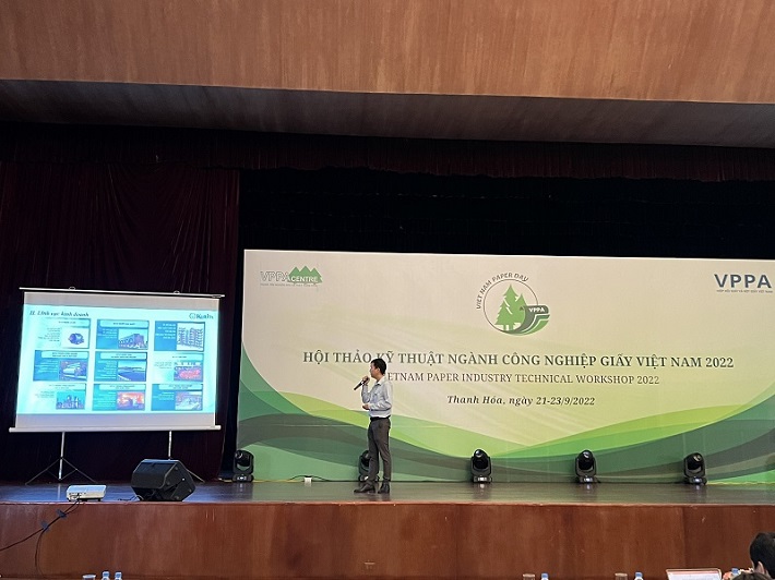 Trình bầy của đại diện Kurita tại sự kiện