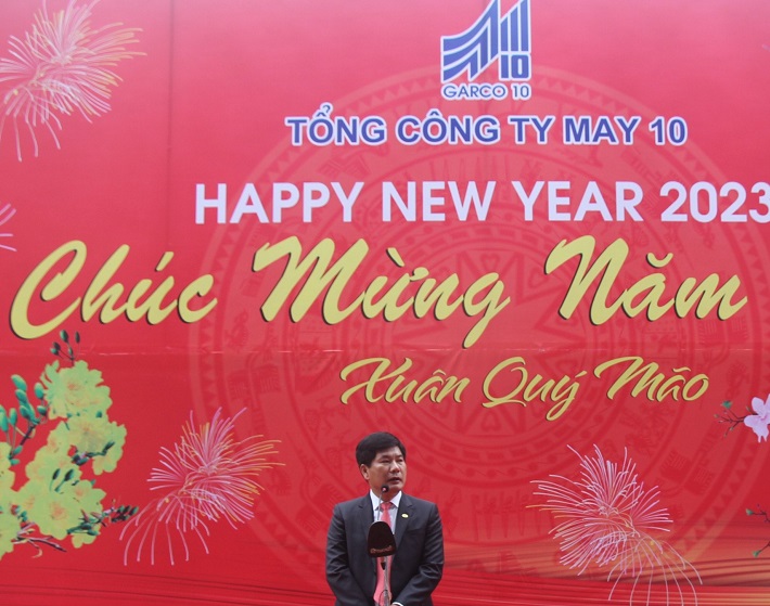 ông Cao Hữu Hiếu Tổng Giám đốc Tập đoàn Dệt May Việt Nam tại sự kiện