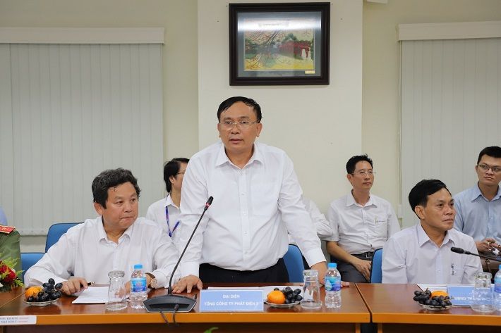 ông Trần Phú Thái Chủ tịch HĐQT phát biểu tại buổi làm việc 