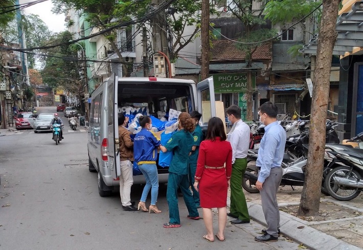 trao tặng đến khu vực phường Trúc bạch