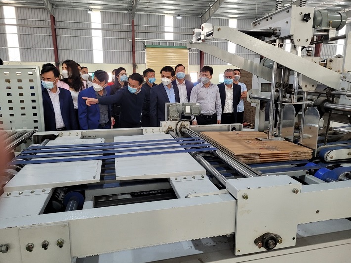 các đại biểu thăm quan mô hình của Đề án