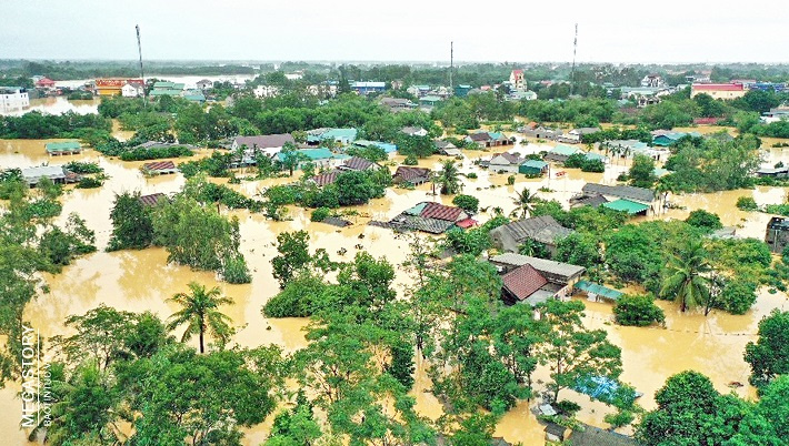 hình ảnh do phát thải khí nhà kính tạo ra thời tiết bất thường